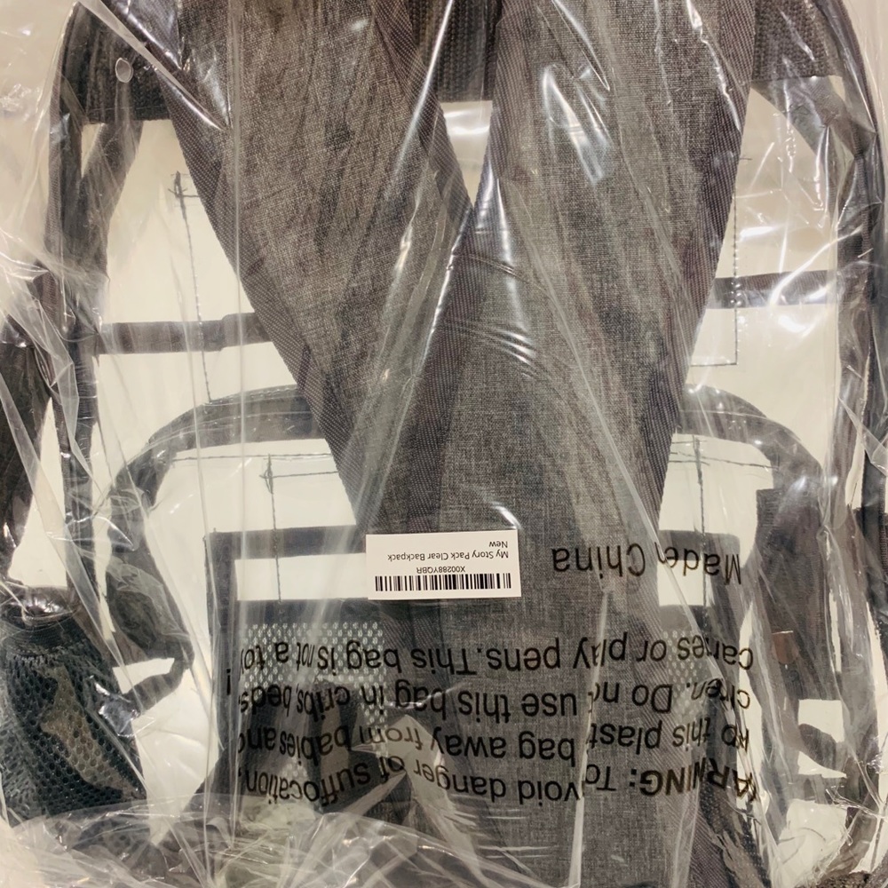 New Transparent Backpack for School - Picture 4 of 4